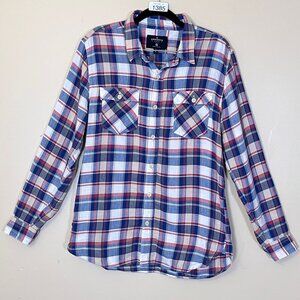 Freenote Cloth Plaid Button Up Shirt - Men's Size M